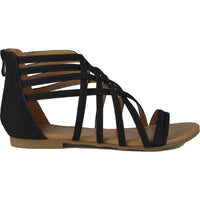 Hanni Womens Woven Gladiator Sandals