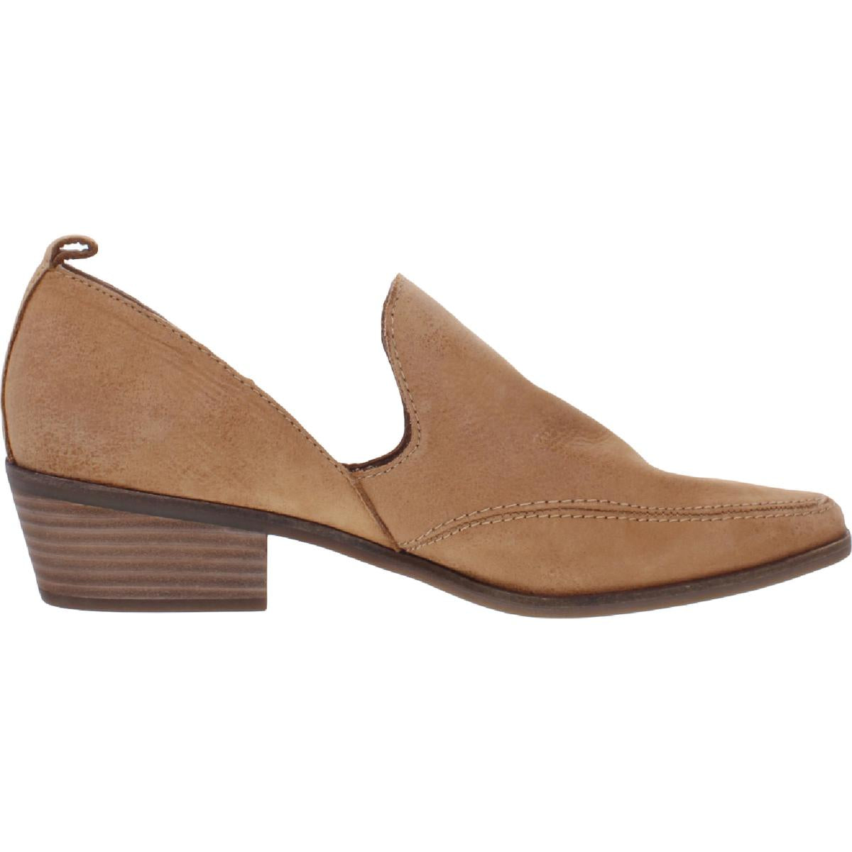 Mahzan Womens Comfort Insole Slip On Loafer Heels