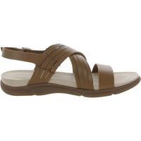 Marlis Womens Leather Padded Sole Slingback Sandals