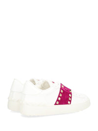 Valentino Garavani Women Rockstud Untitled Leather Sneakers