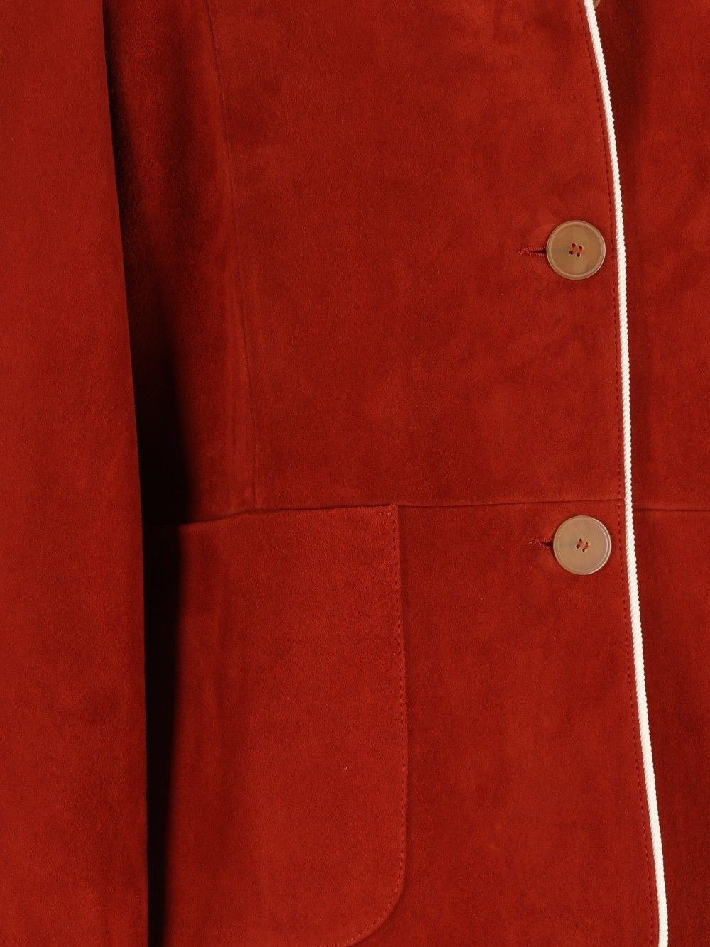 Forte_Forte Women Suede Band Collar Jacket