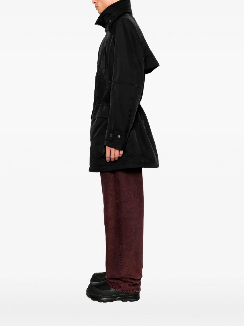 Off White Men `Racing Staff` Sporty Parka