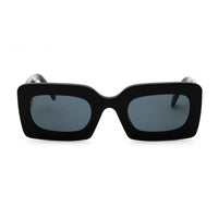 Marc Jacobs Sunglasses Rectangle Full Rim, Black Monogram Frame and Grey Lens MARC488/N/S003KIR