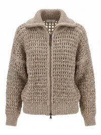Brunello cucinelli Brunello Cucinelli Women Dazzling Net Cardigan