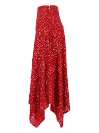 Rotate Rotate Women Sequinned Midi Skirt