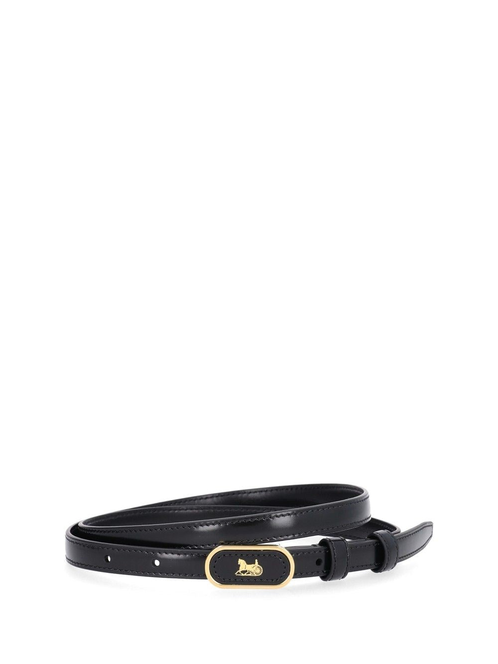 Celine Women Chariot 13 Leather Belt