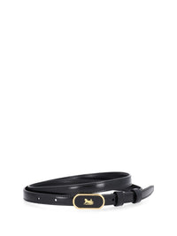 Celine Women Chariot 13 Leather Belt