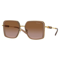 Versace Versace Sunglasses Square Full Rim, Brown Transparent Frame and Brown Gradient Lens VE2261100213
