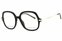 Marc Jacobs Eyeglasses Square Full Rim, Black Frame and Clear Demo Lenses Lens MARC616080700