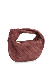 Bottega Veneta Women Deep Mahogany "Jodie" Mini Handbg