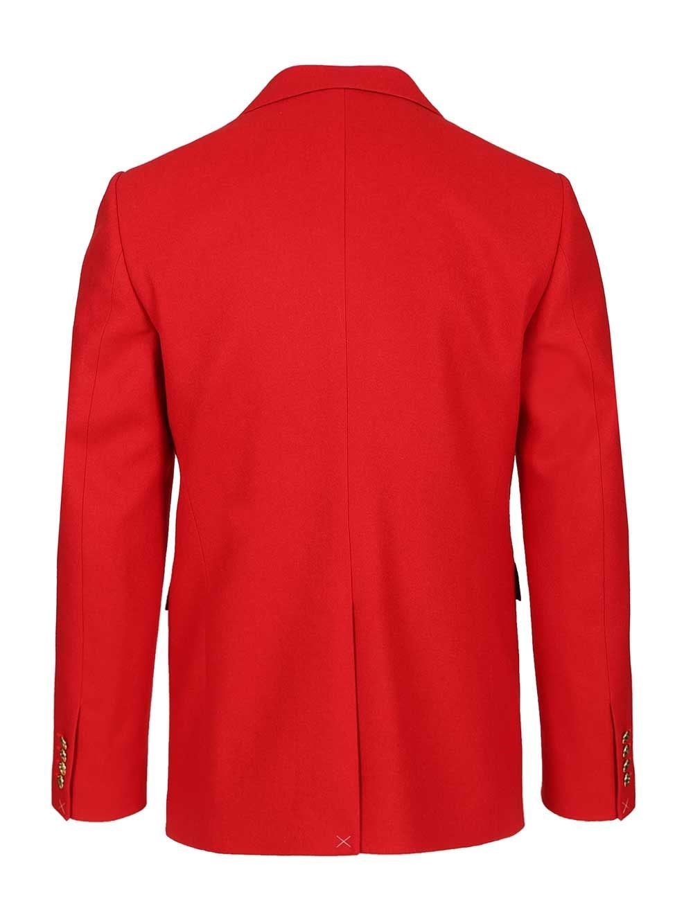 Celine Men Tailored Blazer In Lined Wool Flannel