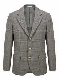 Brunello Cucinelli Men Prince Of Wales Deconstructed Blazer