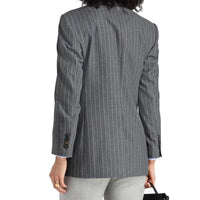 Brunello Cucinelli Brunello Cucinelli Pinstriped Wool Blazer Women