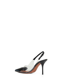 Alaïa Women Black Le Cœur Slingback Pumps
