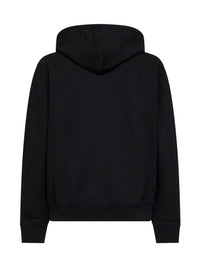 AMI PARIS Ami Paris Men Black Cotton Ami De Cœur Zip-Up Hoodie
