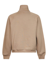 Ami Paris Men Beige Cotton Ami De Cœur Half-Zip Sweatshirt
