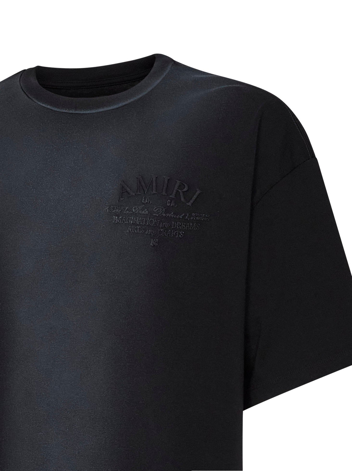AMIRI Amiri Men Black Cotton Jersey Arts District Oversized T-Shirt