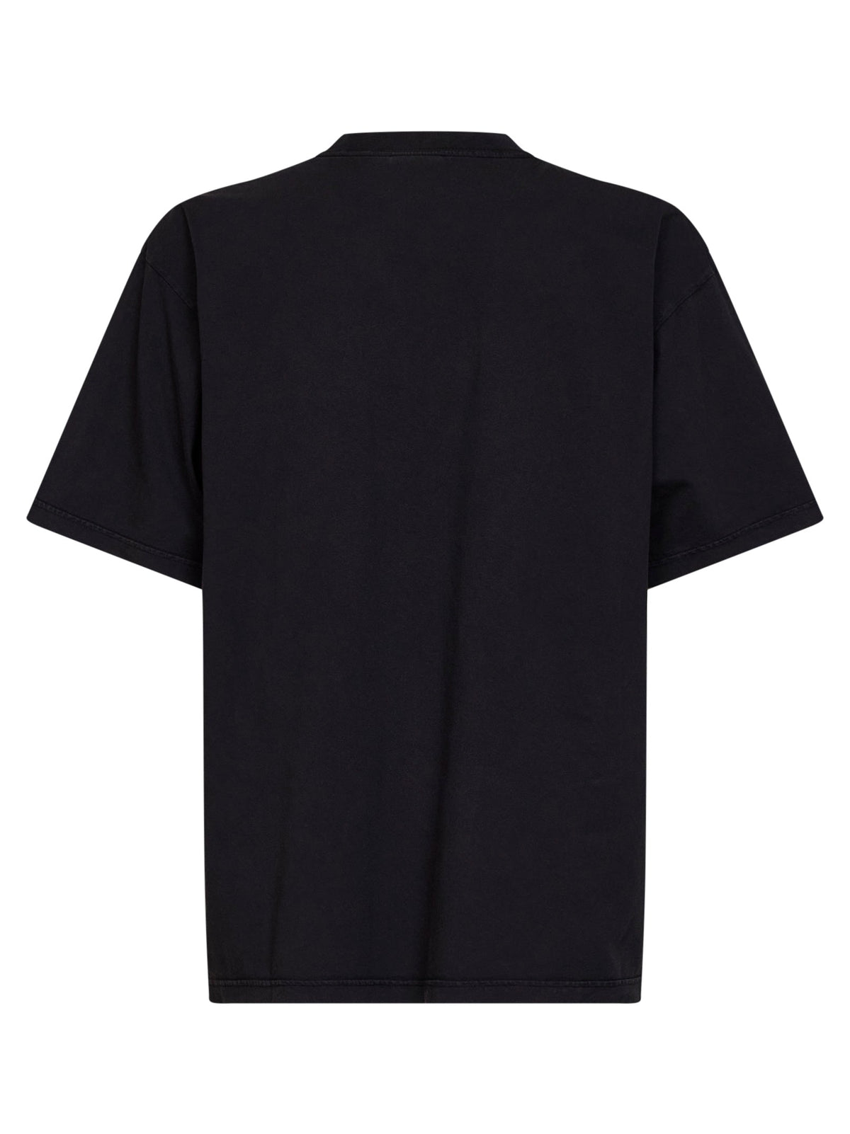 BALENCIAGA Balenciaga Men Washed Black The Address Medium Fit T-Shirt