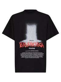 Balenciaga Men Black The Door Oversize T-Shirt