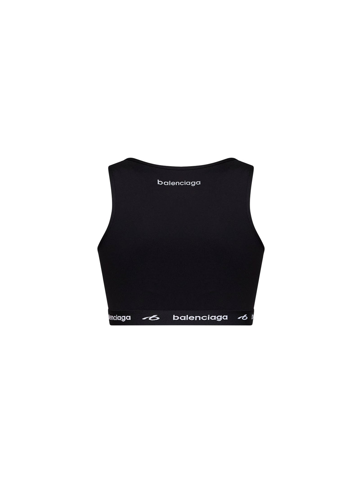 Balenciaga Women Black Techwear Bra Tank Top
