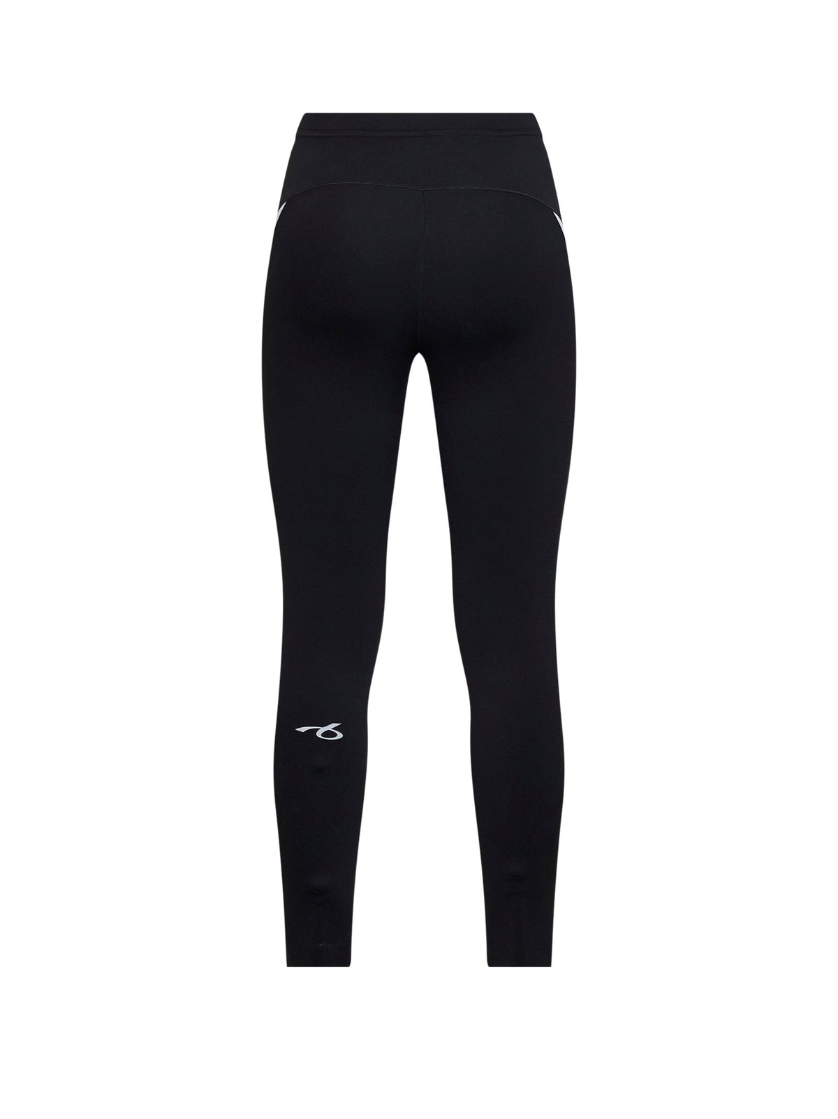 BALENCIAGA Balenciaga Women Black And White Technical Fabric Techwear Leggings