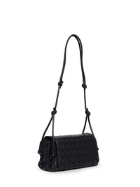 Bottega Veneta Women Black Notturno Crossbody Bag