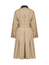 Bottega Veneta Women Sahara Lightweight Waterproof Cotton Trench Coat