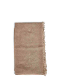 Brunello Cucinelli Women Brown Cashmere And Silk Scarf