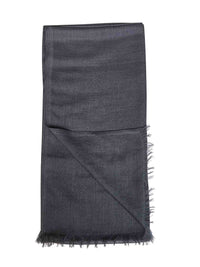 Brunello Cucinelli Women Lead Grey Cashmere And Silk Scarf