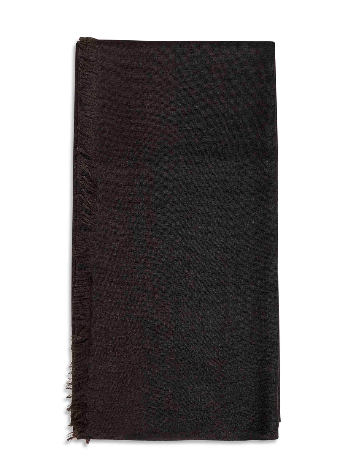 Brunello Cucinelli Women Coffee Cashmere And Silk Scarf