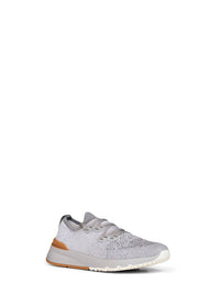 Brunello Cucinelli Men Grey Chiné Knit Runners