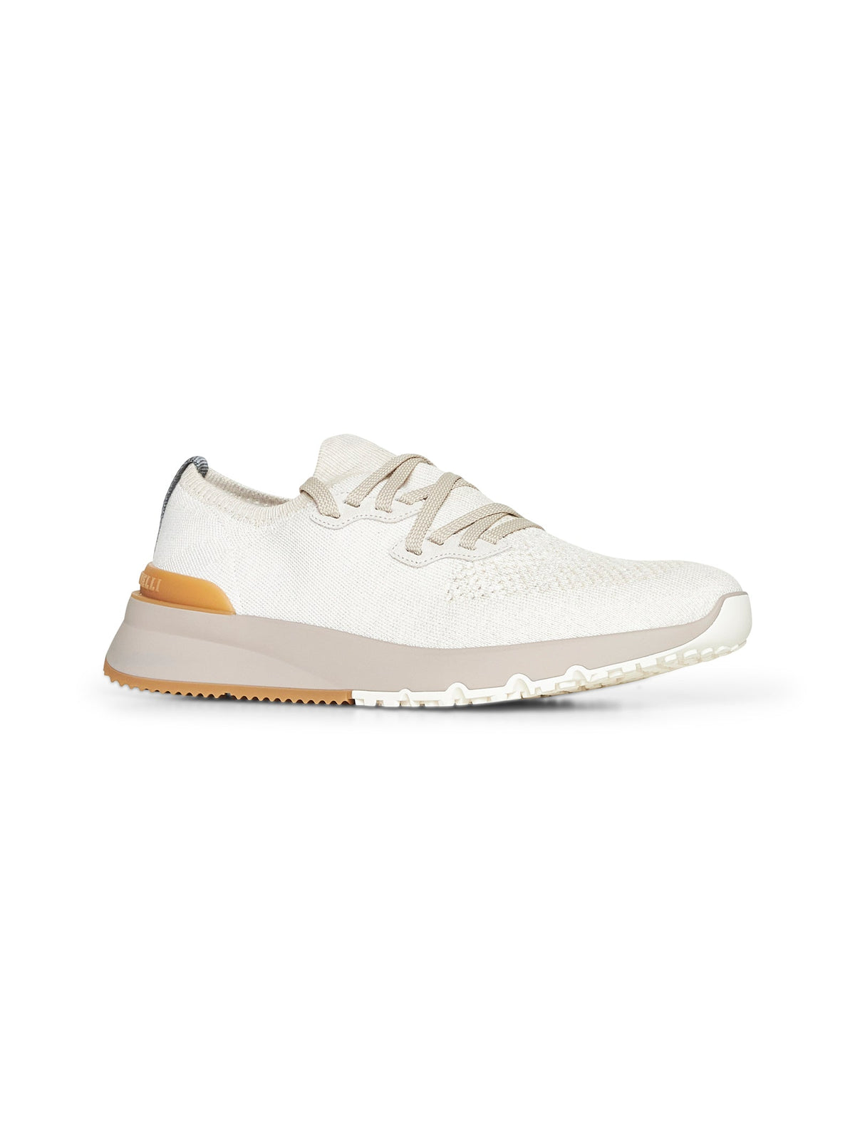 BRUNELLO CUCINELLI Brunello Cucinelli Men Ivory Chiné Knit Runners