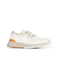 BRUNELLO CUCINELLI Brunello Cucinelli Men Ivory Chiné Knit Runners