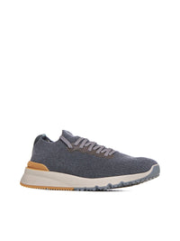 BRUNELLO CUCINELLI Brunello Cucinelli Men Wool Knit Sneakers