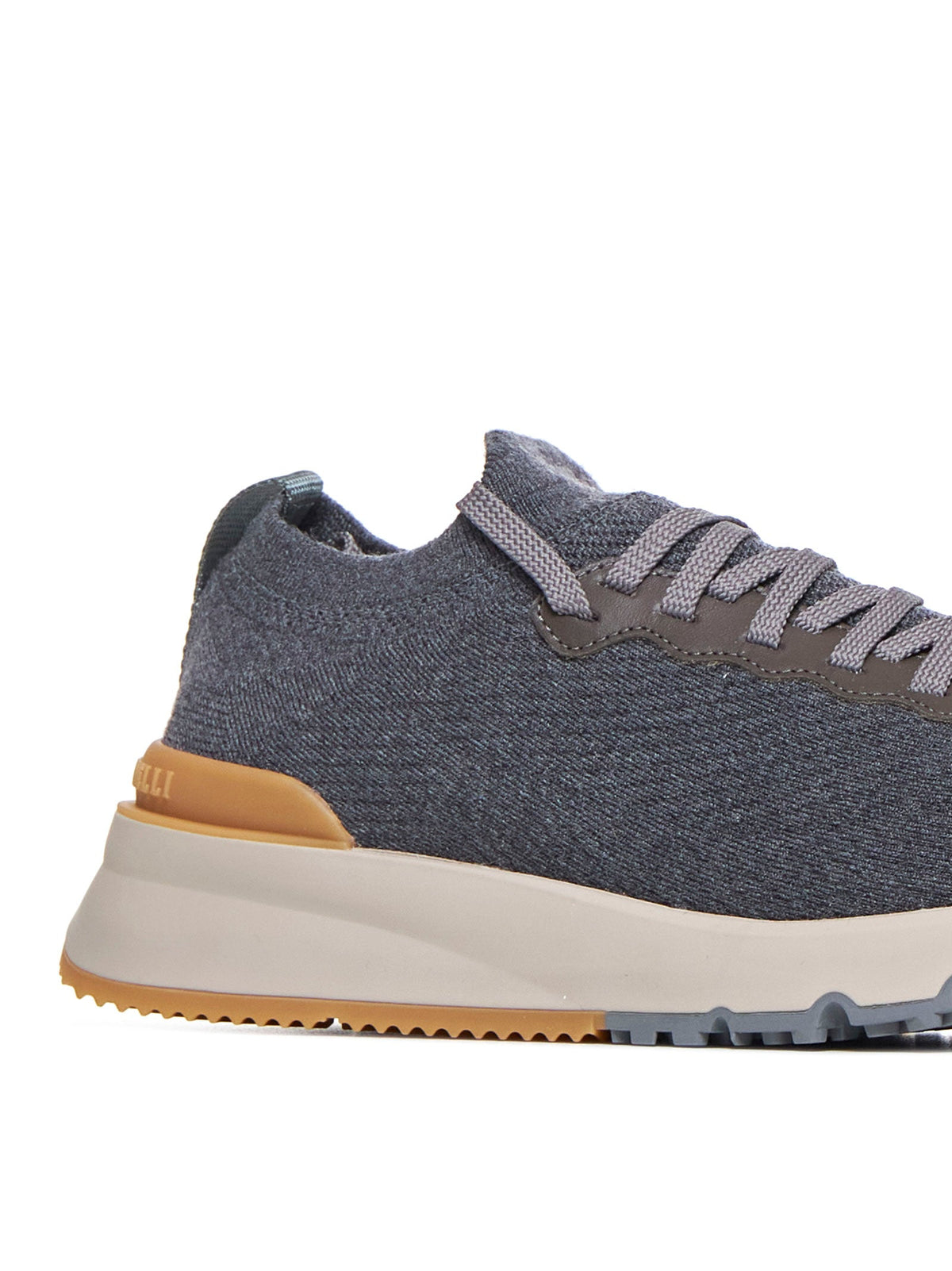 BRUNELLO CUCINELLI Brunello Cucinelli Men Wool Knit Sneakers