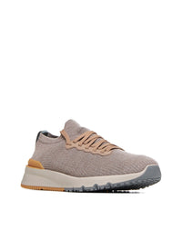 BRUNELLO CUCINELLI Brunello Cucinelli Men Runners Sneakers In Wool Knit