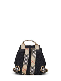 BURBERRY Burberry Women Black Horseshoe Mini Backpack