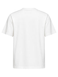 BURBERRY Burberry Men Chalk Cotton T-Shirt With Knight Check