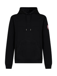 CANADA GOOSE Canada Goose Men Black Huron Hooded Sweatshirt