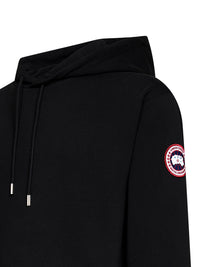 CANADA GOOSE Canada Goose Men Black Huron Hooded Sweatshirt