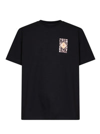 CASABLANCA Casablanca Men Black Jersey Hermons Mirage Printed T-Shirt