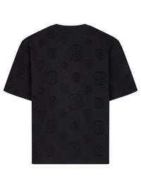 Casablanca Men Black Jersey Applique Monogram Oversized T-Shirt