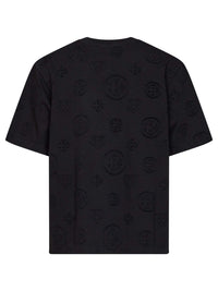 Casablanca Men Black Jersey Applique Monogram Oversized T-Shirt