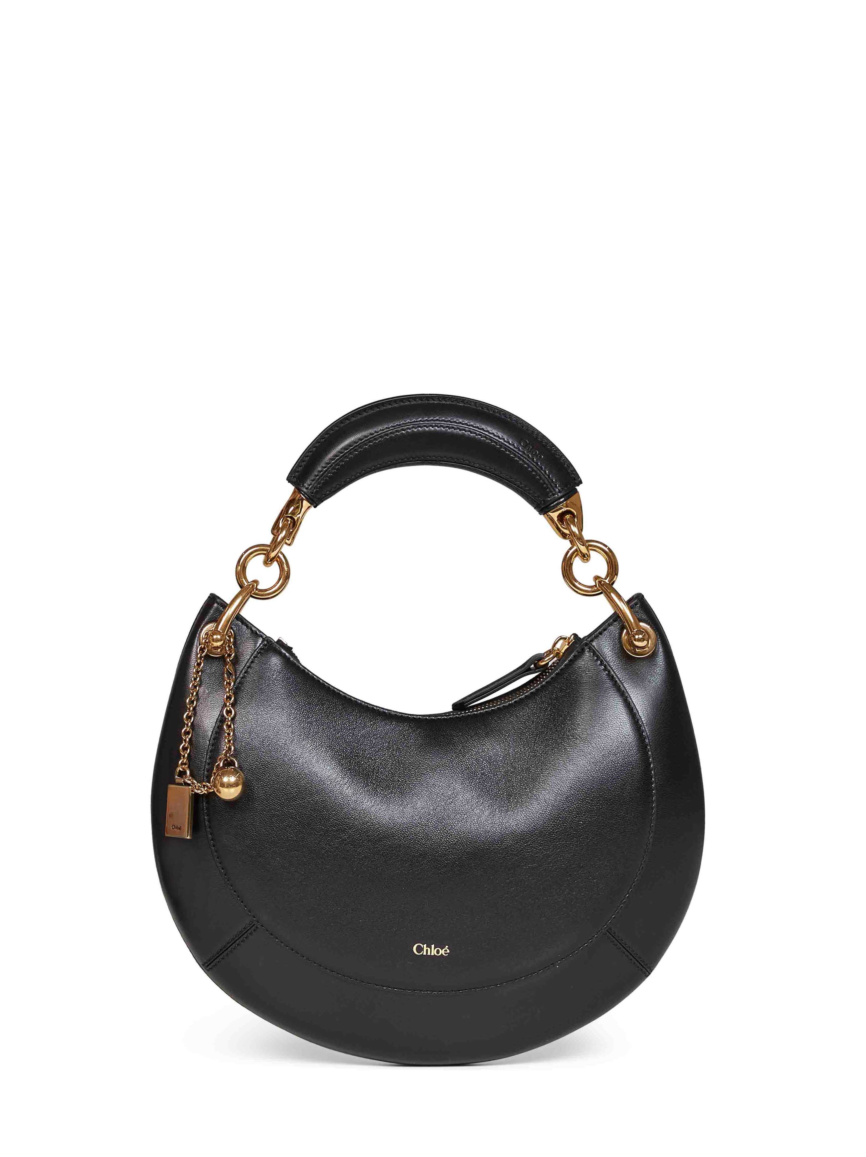 CHLOé Chloé Women Black Banana Small Hobo Bag