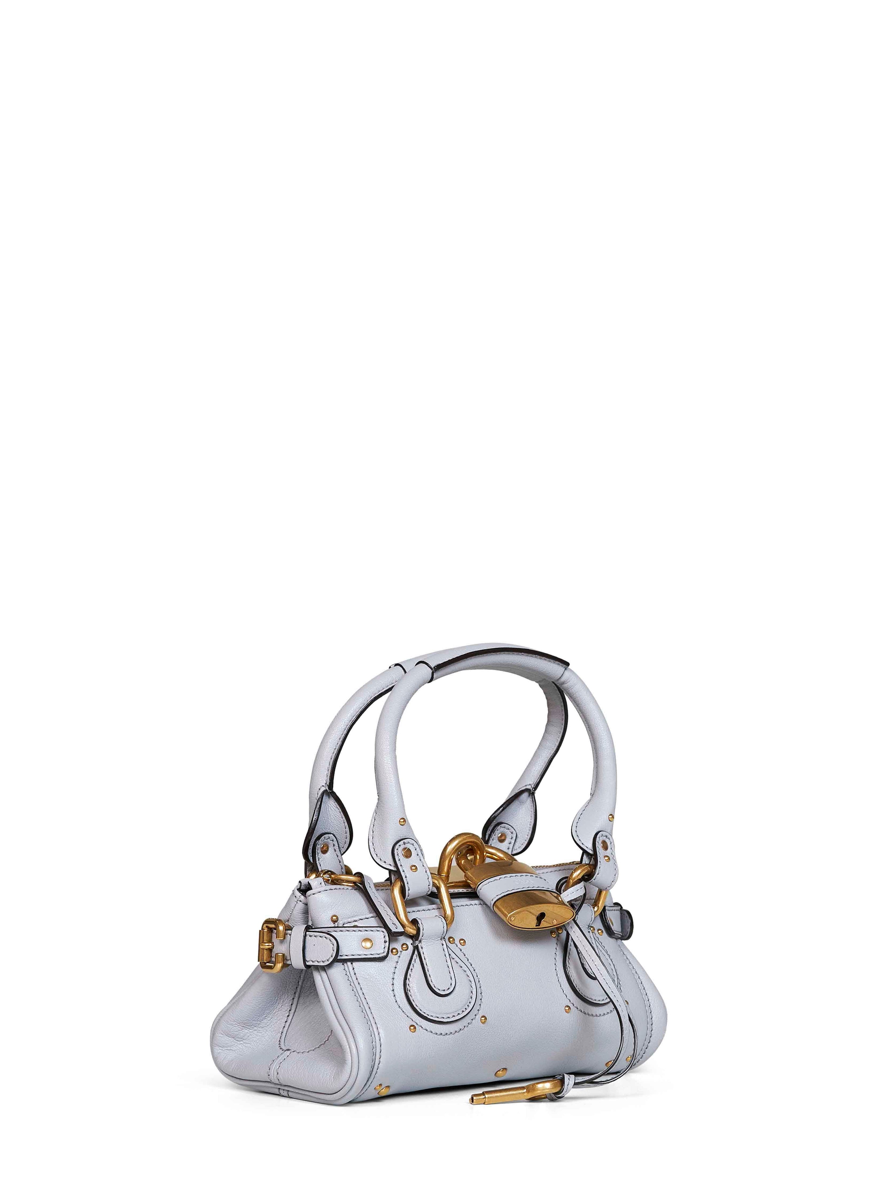 CHLOé Chloé Women Greyish Blue Paddington Small Handbag