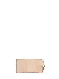 CHLOé Chloé Women Cement Pink Alphabet Small Trifold Wallet