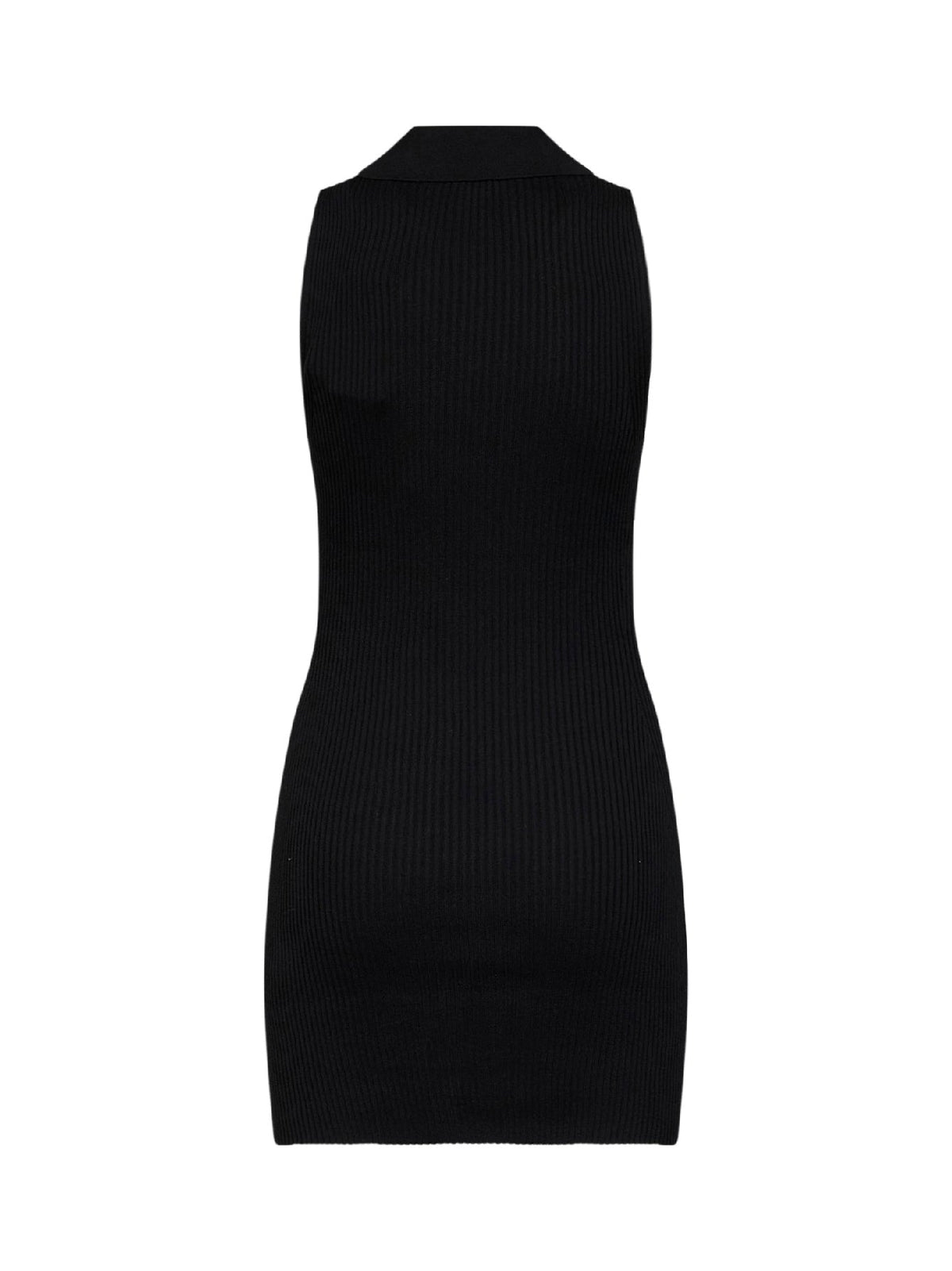 DIESEL Diesel Women Black Ribbed Knit M-Lilma Mini Dress