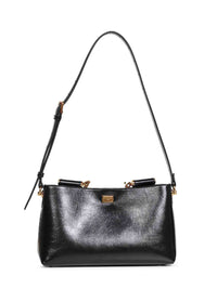 Dolce & Gabbana Women Black Vittoria Medium Handbag With Shoulder Strap