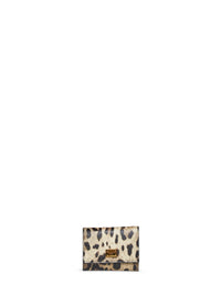 Dolce & Gabbana Women Leopard-Print Dauphine Leather Wallet