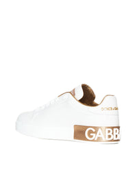 Dolce & Gabbana Women Portofino Sneaker In Calfskin